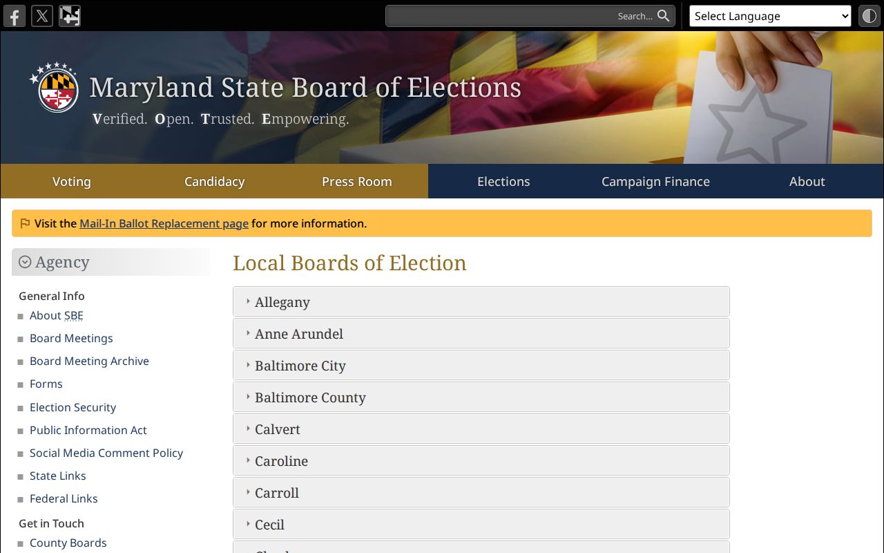 Lochearn voter records county election office directory
